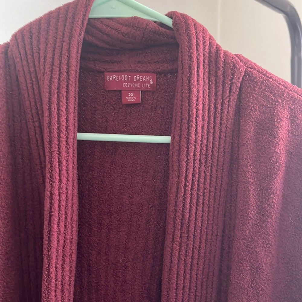 Barefoot dreams long cardigan